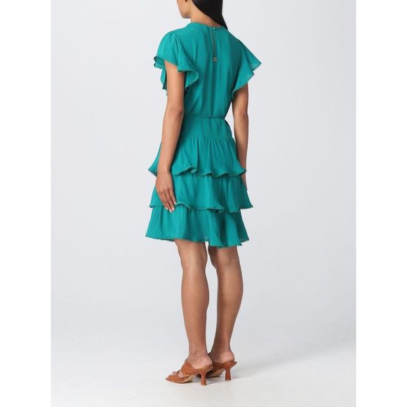 Twinset Dress Woman Green - Picture 2 of 2